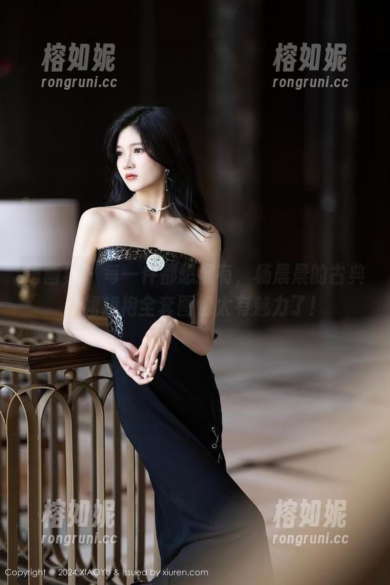 语画界 - 每一件都想拥有，杨晨晨的古典礼裙旗袍全套图包太有魅力了！